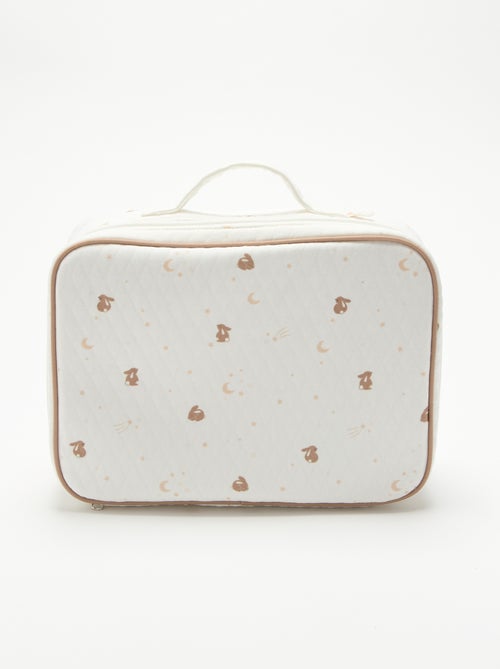 Valise de maternité effet quilting - Kiabi