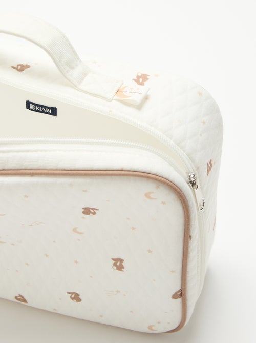 Valise de maternité effet quilting - Kiabi