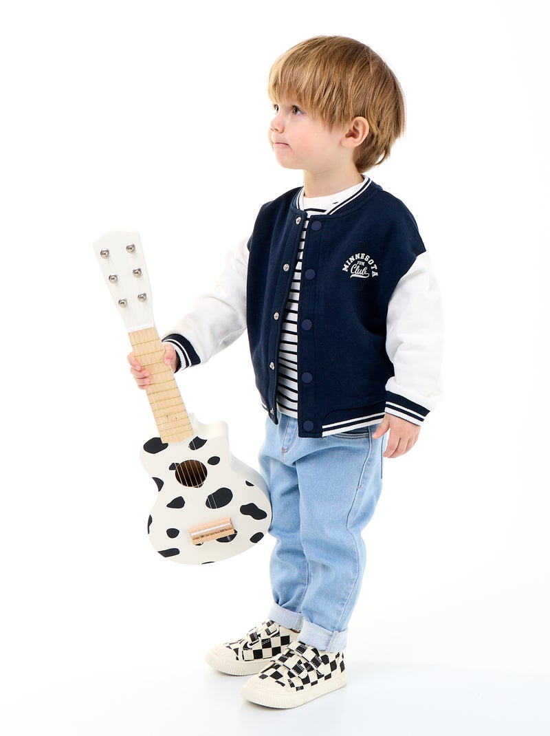 Varsity-style jacket Blue - Kiabi