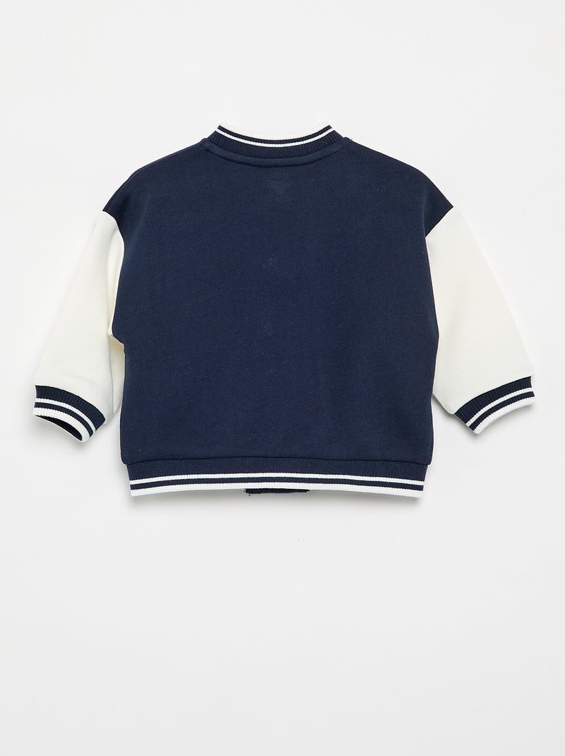 Varsity-style jacket Blue - Kiabi