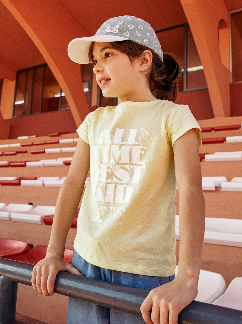 Vatertags-T-Shirt mit Spruch GELB - Kiabi