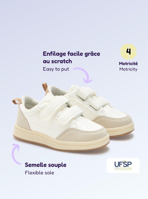 Velcro Sneakers - 'Walking' Motor Skills Level 4 - Kitchoun - Kiabi Velcro Sneakers - 'Walking' Motor Skills Level 4 - Kitchoun - Kiabi