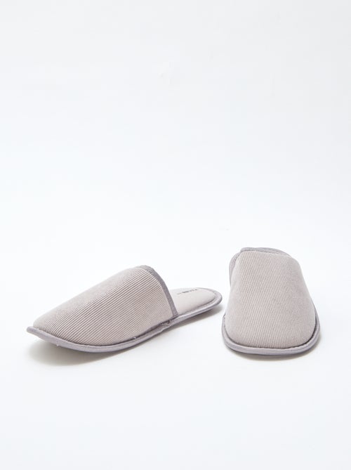 Velvet Mule Slippers - Kiabi