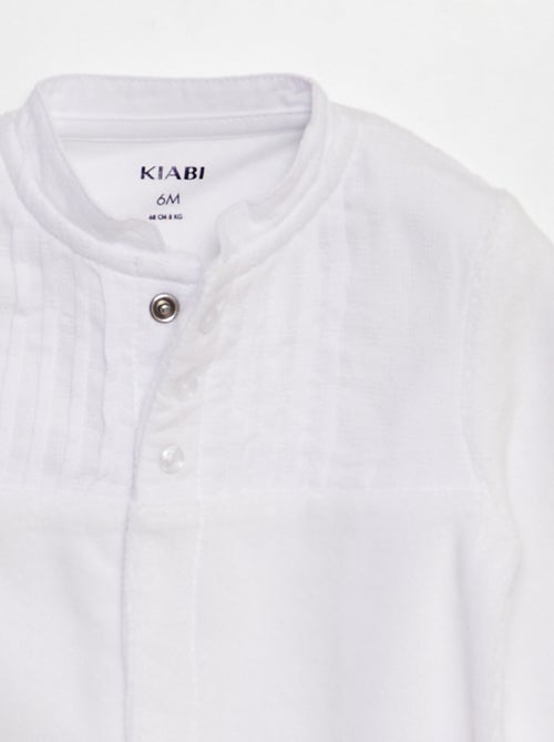 Velvet sleepsuit for ceremony - Kiabi Velvet sleepsuit for ceremony - Kiabi