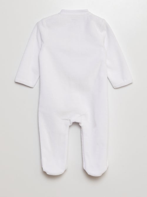 Velvet sleepsuit for ceremony - Kiabi Velvet sleepsuit for ceremony - Kiabi