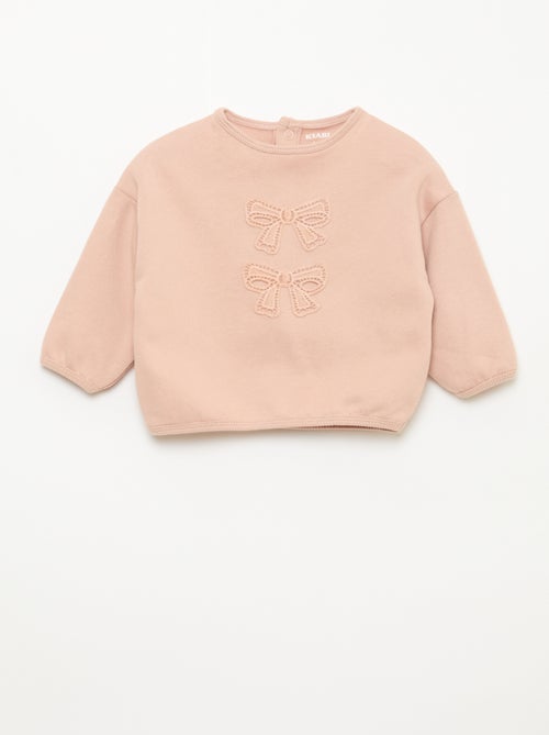 Verspieltes Sweatshirt- und Jogginghosen-Set - Kiabi