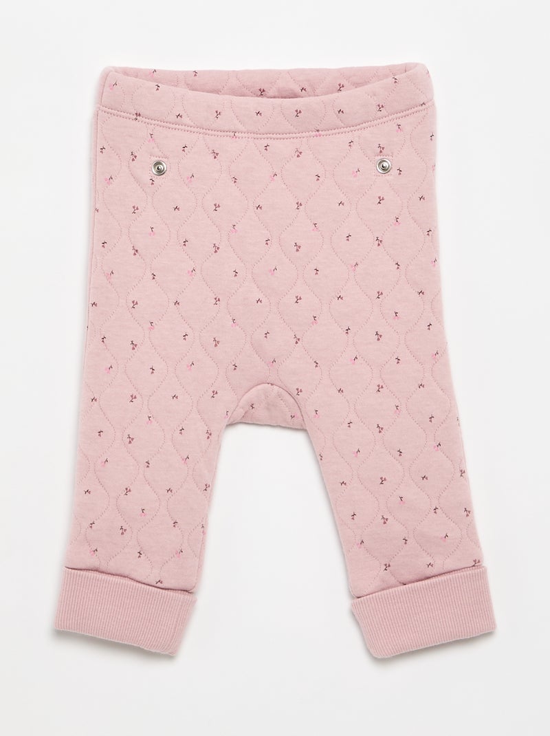 Verstellbarer, gesteppter 2-teiliger Pyjama Rose - Kiabi