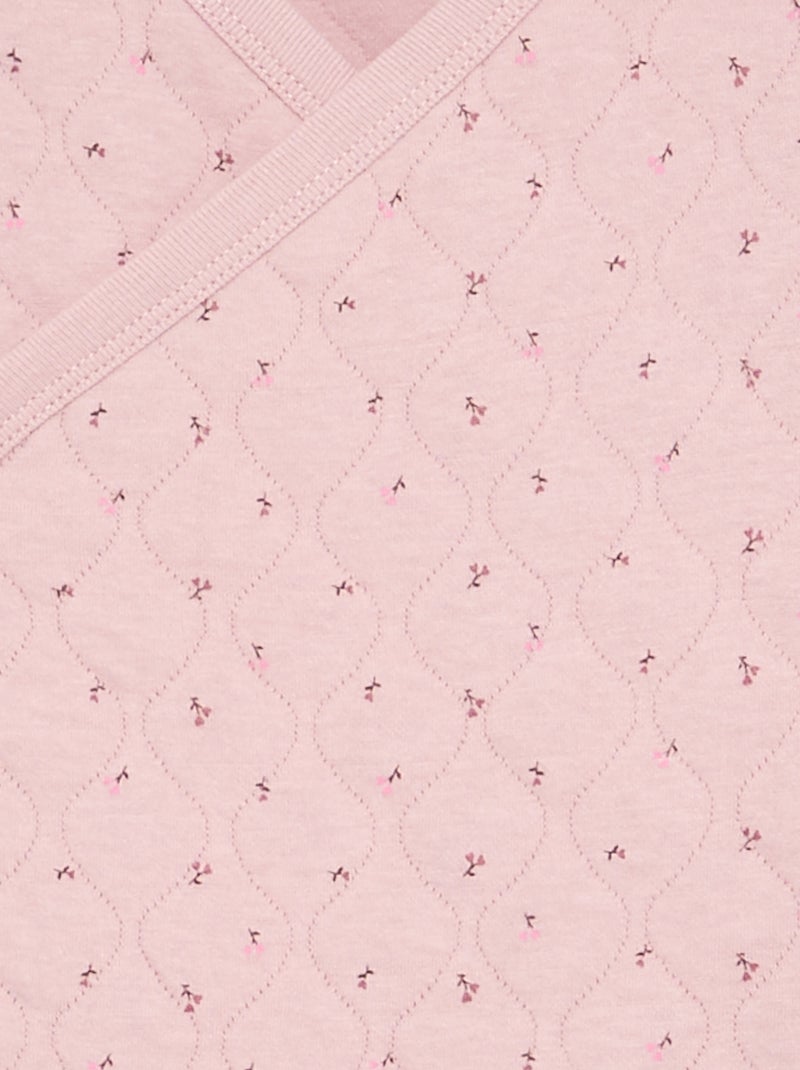 Verstellbarer, gesteppter 2-teiliger Pyjama Rose - Kiabi