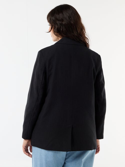 Veste blazer légère coupe longue - Kiabi