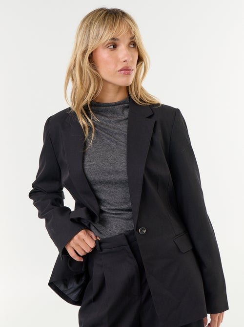 Veste blazer longue - Kiabi