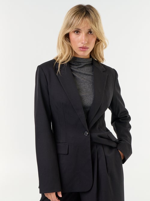 Veste blazer longue - Kiabi