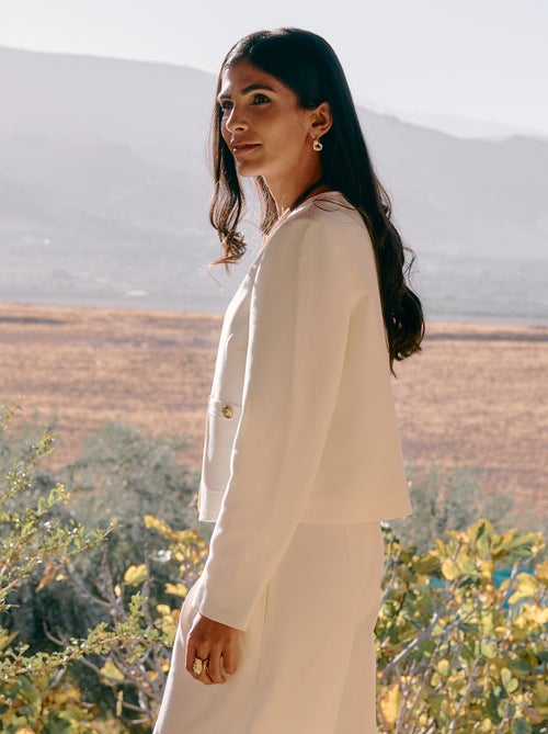 Veste courte de cérémonie unie - Kiabi