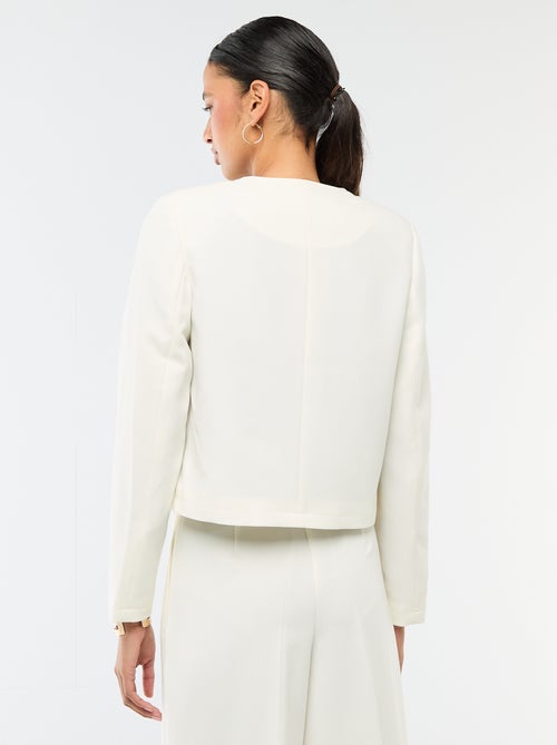 Veste courte de cérémonie unie - Kiabi