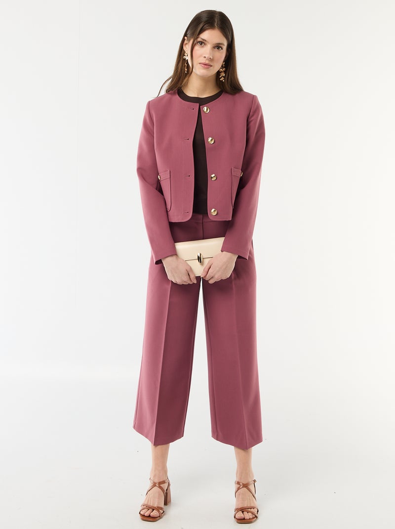 Veste courte de cérémonie unie Rouge - Kiabi