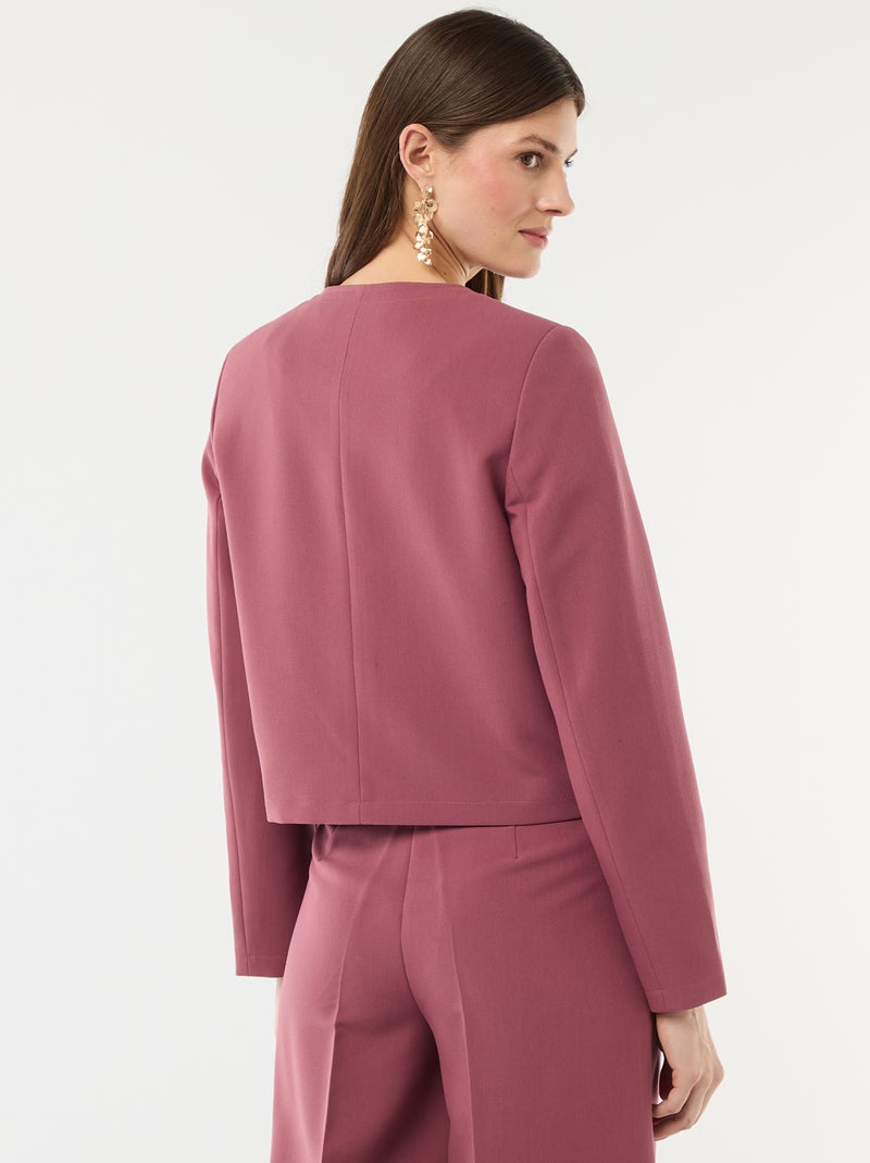 Veste courte de cérémonie unie Rouge - Kiabi