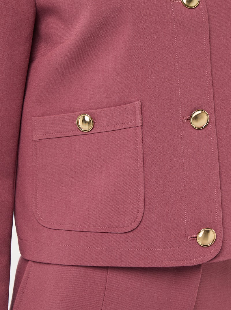 Veste courte de cérémonie unie Rouge - Kiabi