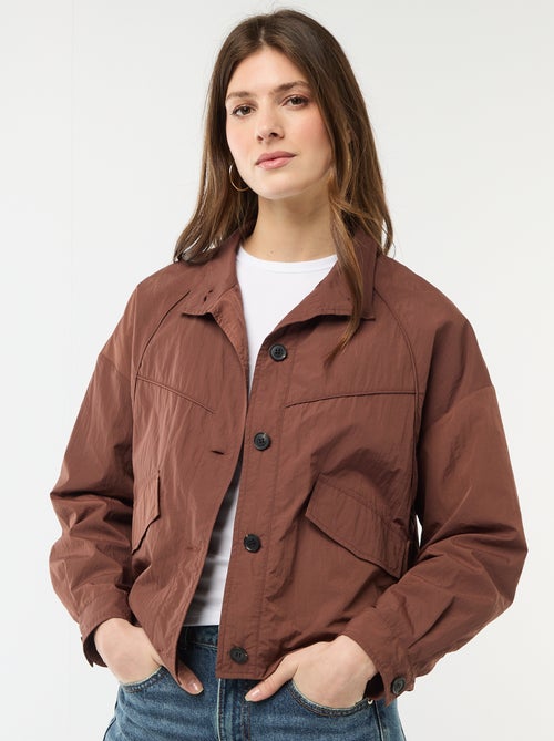 Veste courte déperlente - Kiabi