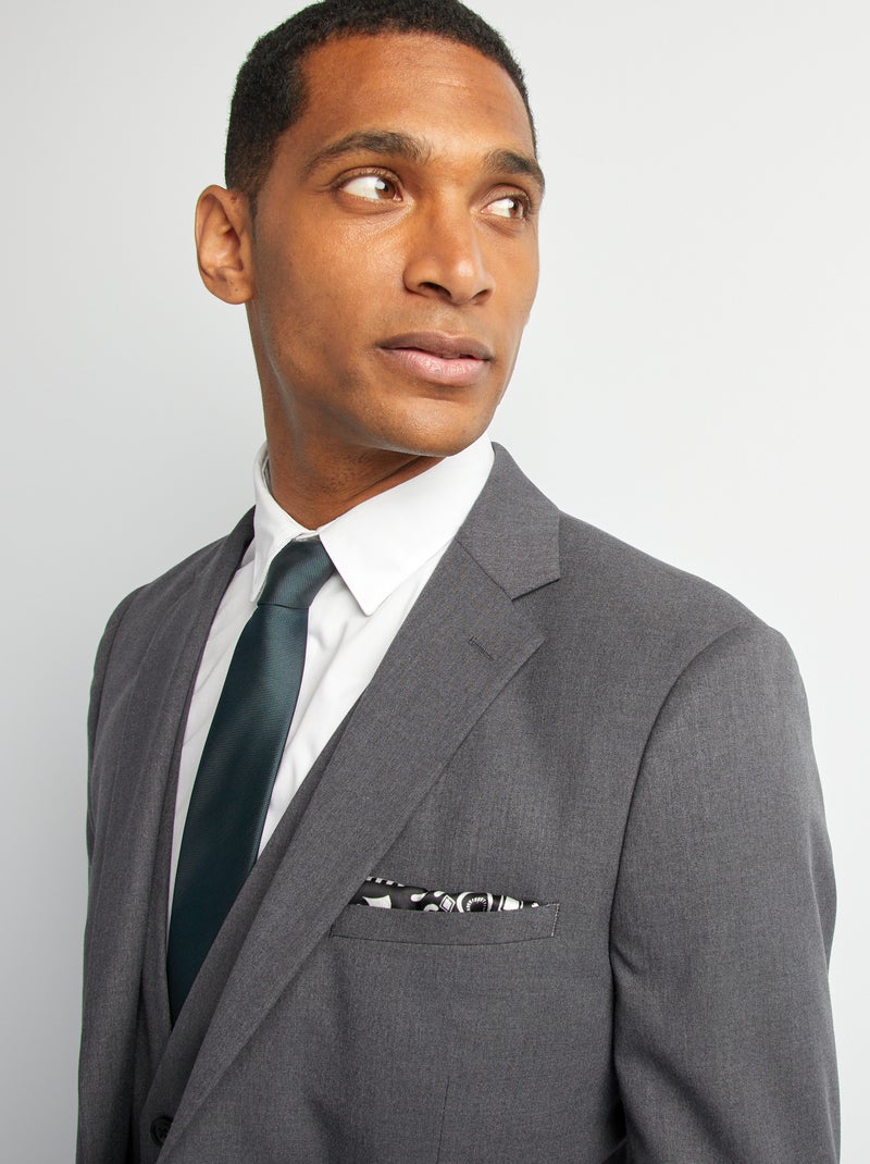 Veste de costume Gris - Kiabi