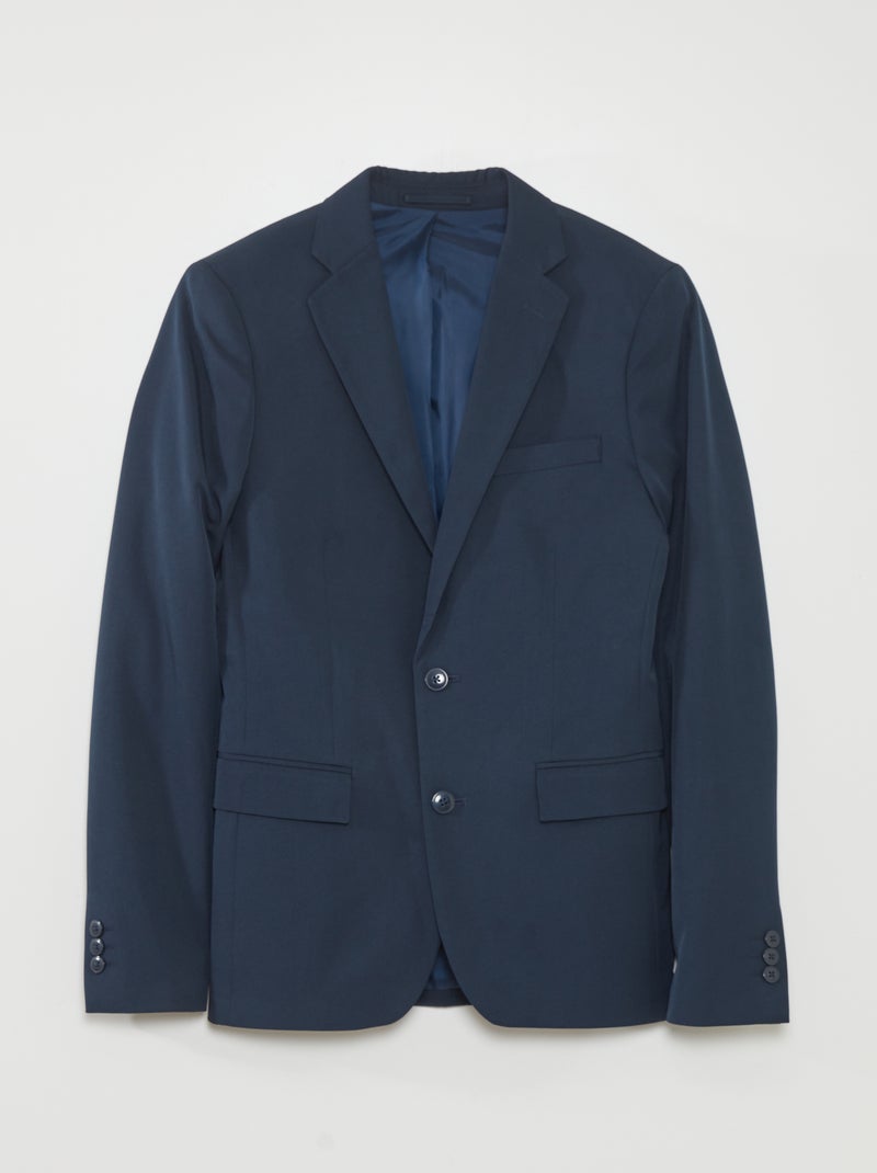 Veste de costume slim fit Bleu - Kiabi
