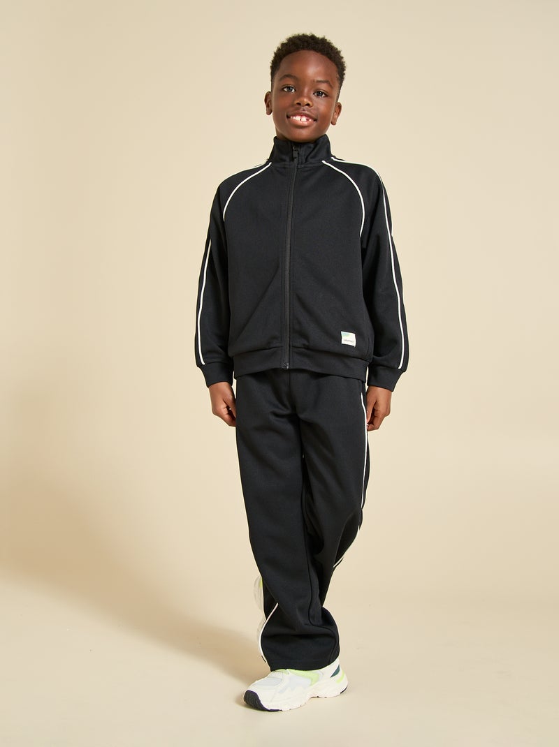 Veste de joggging (ekstract) Noir - Kiabi
