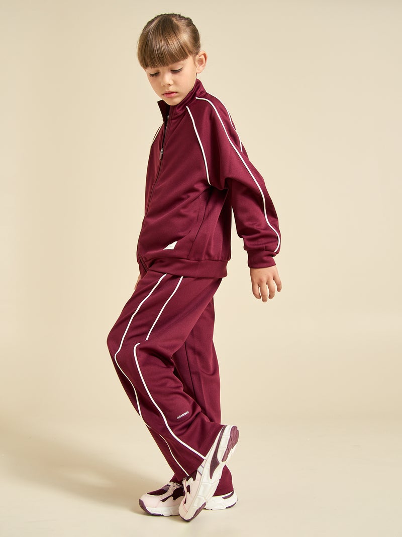 Veste de joggging (ekstract) Rouge - Kiabi