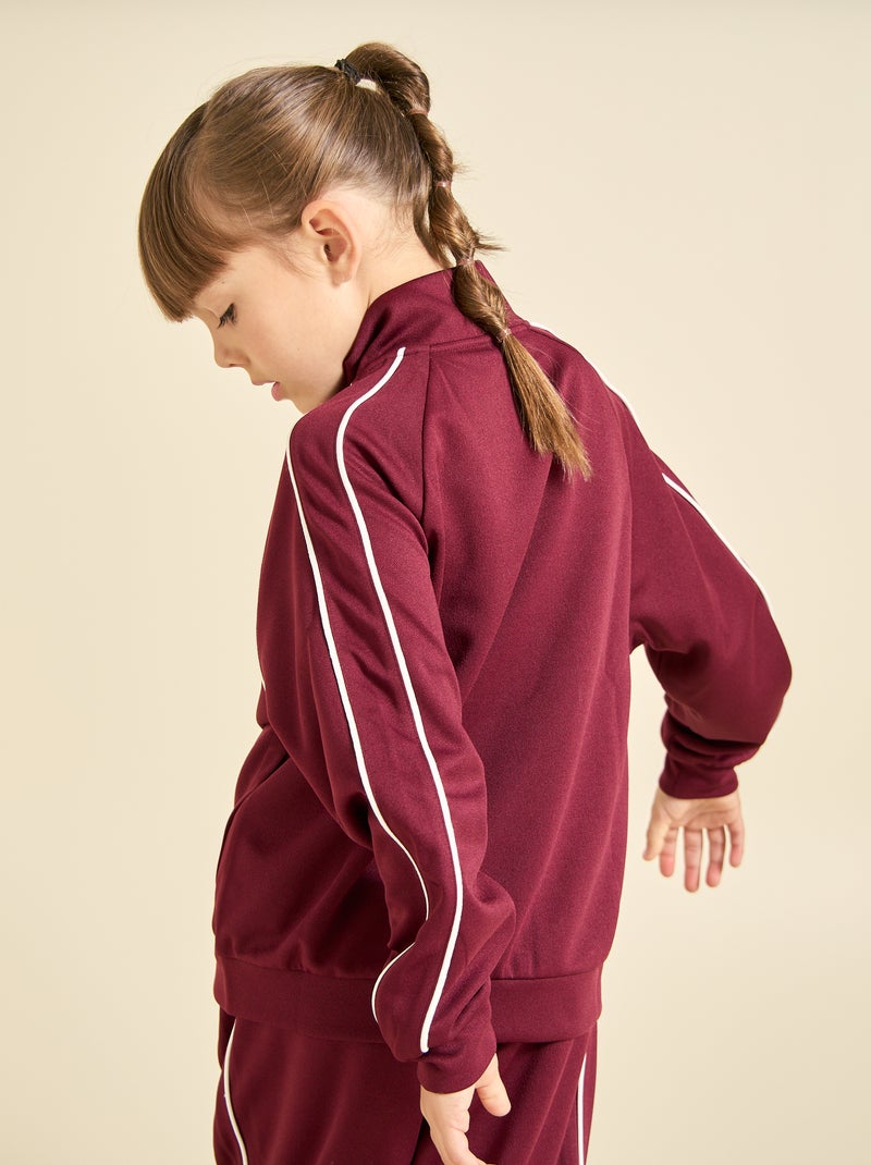 Veste de joggging (ekstract) Rouge - Kiabi