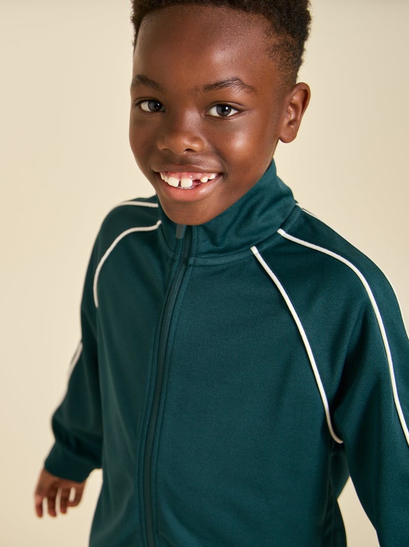 Veste de jogging (ekstract) Vert - Kiabi