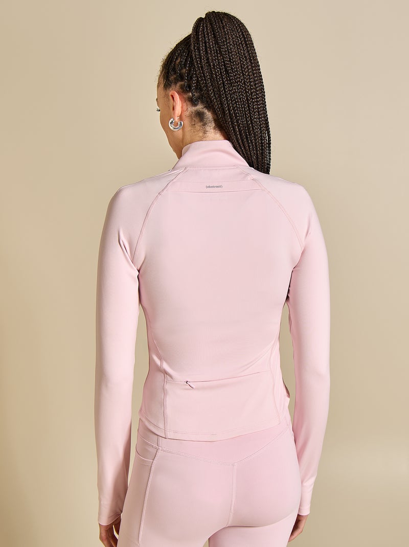 Veste de sport zippée - (ekstract) Rose - Kiabi