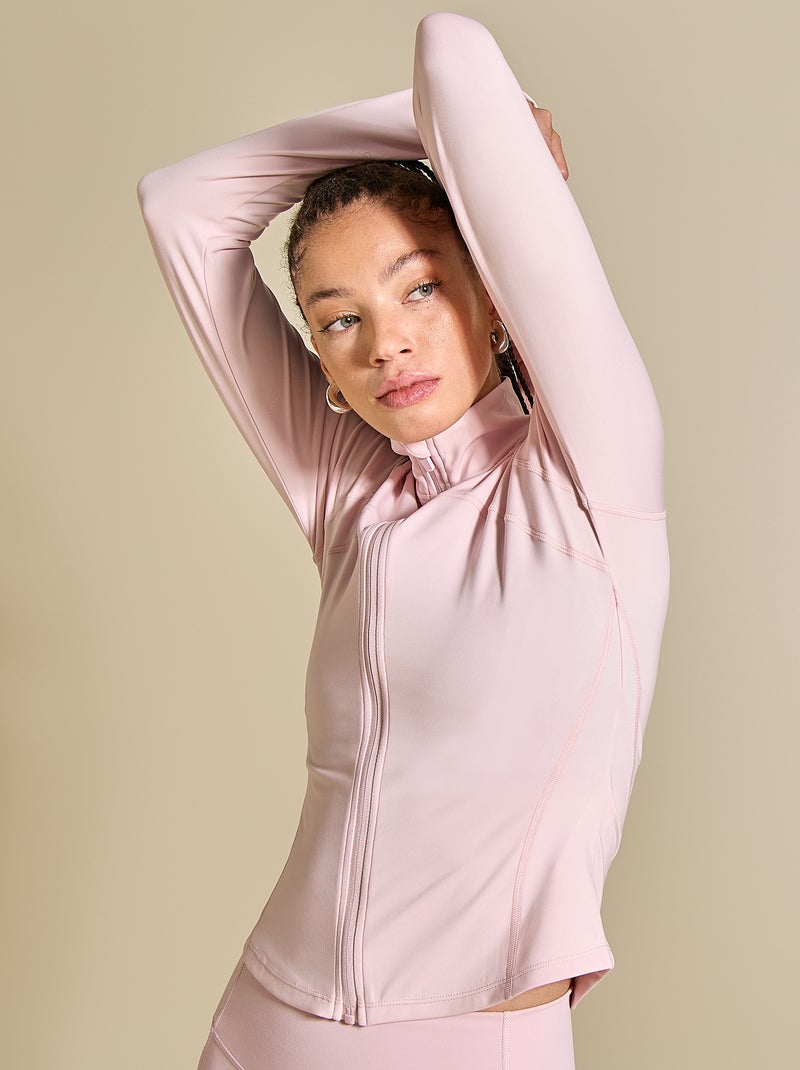 Veste de sport zippée - (ekstract) Rose - Kiabi
