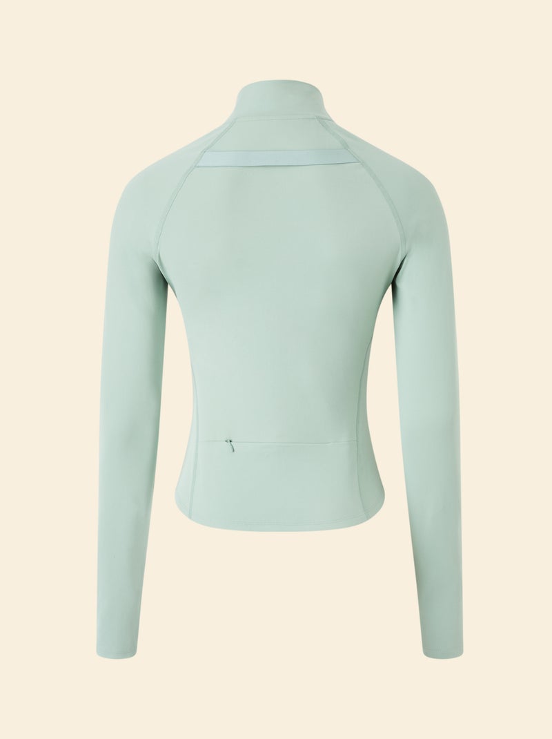 Veste de sport zippée Vert - Kiabi