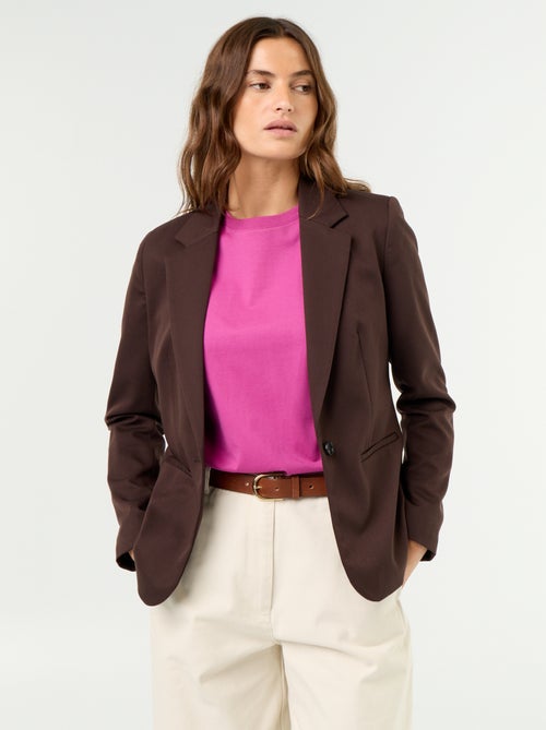 Veste de tailleur à manches longues - Kiabi