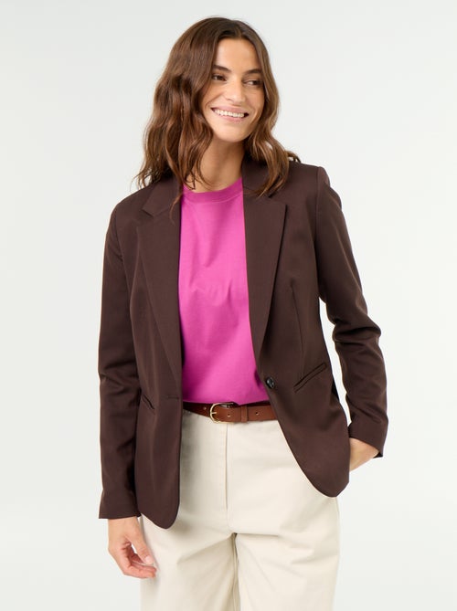 Veste de tailleur à manches longues - Kiabi