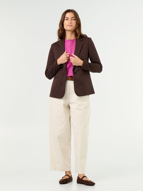 Veste de tailleur à manches longues - Kiabi