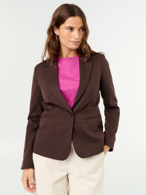 Veste de tailleur à manches longues - Kiabi