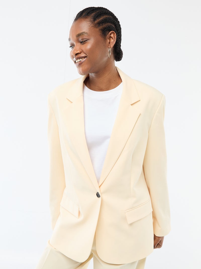 Veste de tailleur Beige - Kiabi