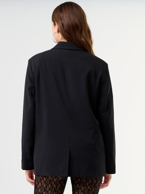 Veste de tailleur longue cintrée - Kiabi