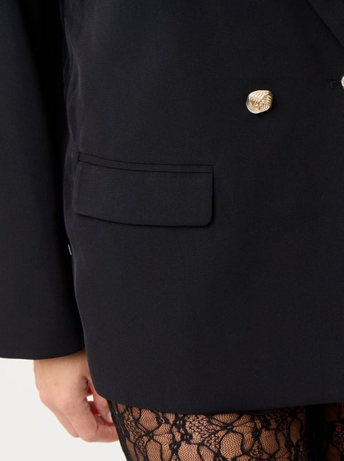 Veste de tailleur longue cintrée - Kiabi