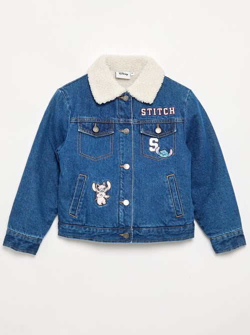 Veste en denim 'Disney' 'Stitch' - Kiabi Veste en denim 'Disney' 'Stitch' - Kiabi