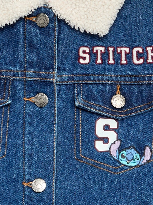 Veste en denim 'Disney' 'Stitch' - Kiabi Veste en denim 'Disney' 'Stitch' - Kiabi