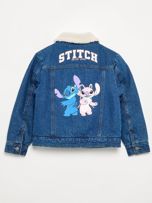 Veste en denim 'Disney' 'Stitch' - Kiabi Veste en denim 'Disney' 'Stitch' - Kiabi