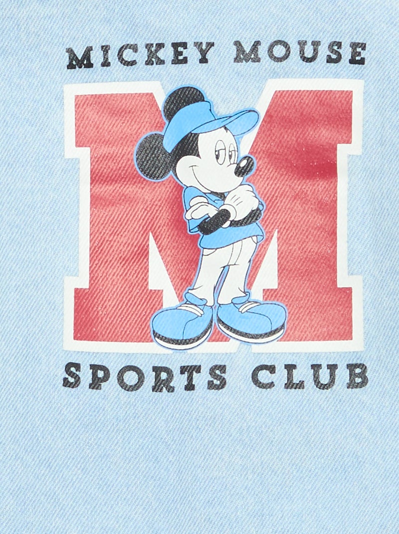 Veste en denim imprimé 'Disney' Mickey - Kiabi