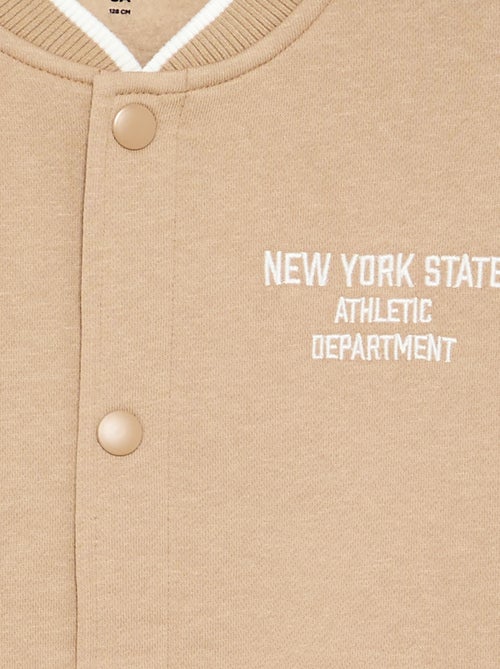 Veste esprit universitaire à manches longues - Kiabi