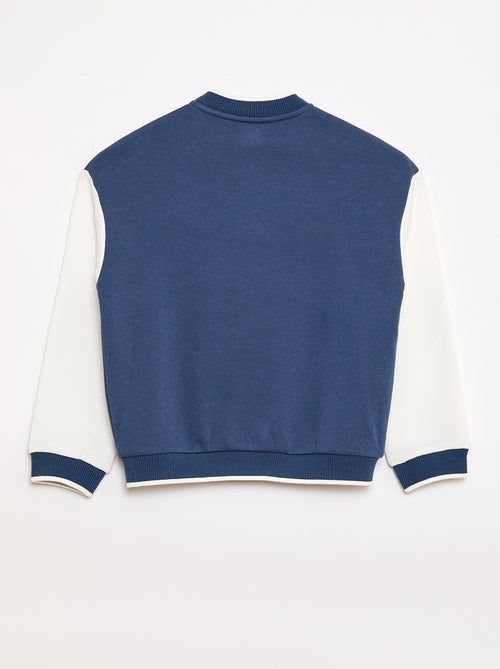 Veste esprit universitaire à manches longues - Kiabi