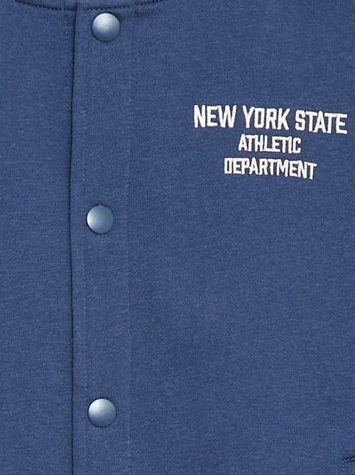 Veste esprit universitaire à manches longues - Kiabi