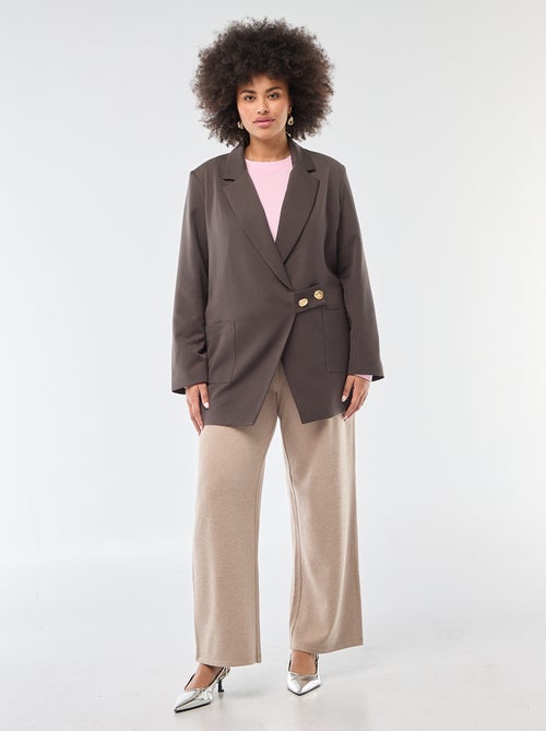 Veste longue à la coupe oversize - Kiabi