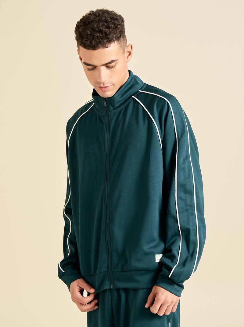 Veste multi-sport zippée - (ekstract) Vert - Kiabi
