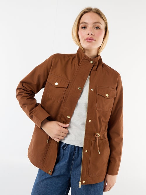 Veste saharienne à pressions devant - Kiabi