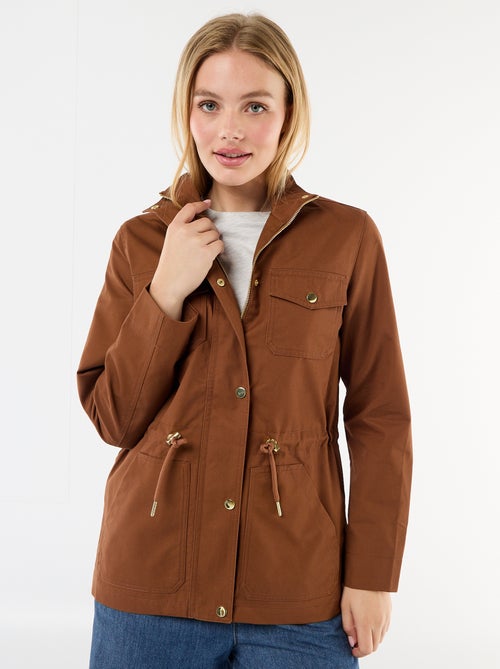 Veste saharienne à pressions devant - Kiabi