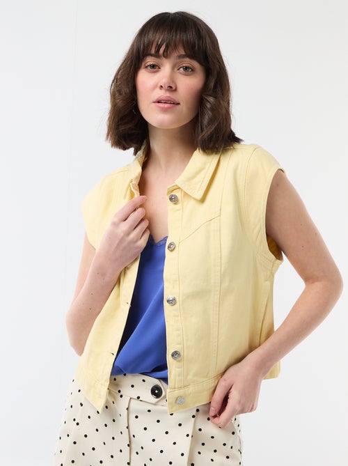 Veste sans manches unie - Kiabi