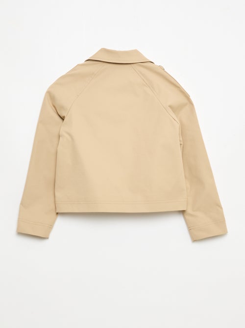 Veste style trench col tailleur - Kiabi